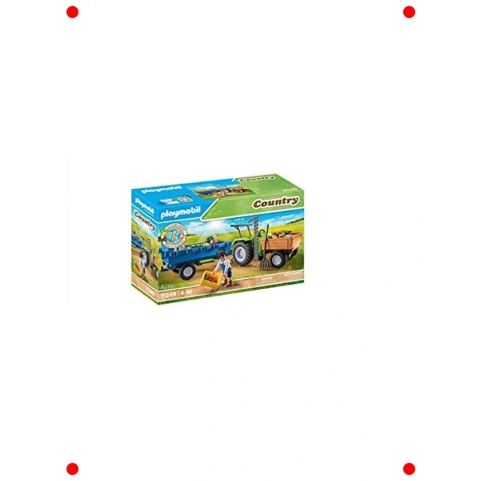 Römorklu Çiftlik Traktörü ve Kutular (Sürdürülebilir)