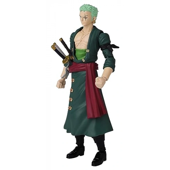 Roronoa Zoro Aksiyon Figürü, 17 cm Değiştirilebilir Parçalarla