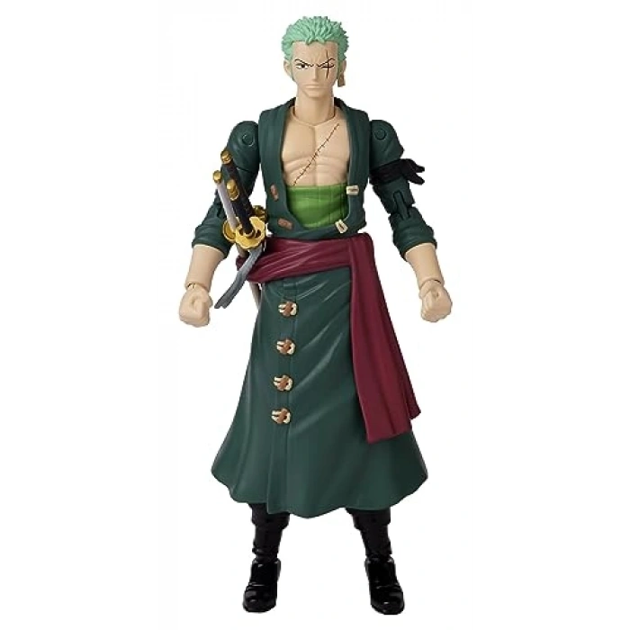 Roronoa Zoro Aksiyon Figürü, 17 cm Değiştirilebilir Parçalarla