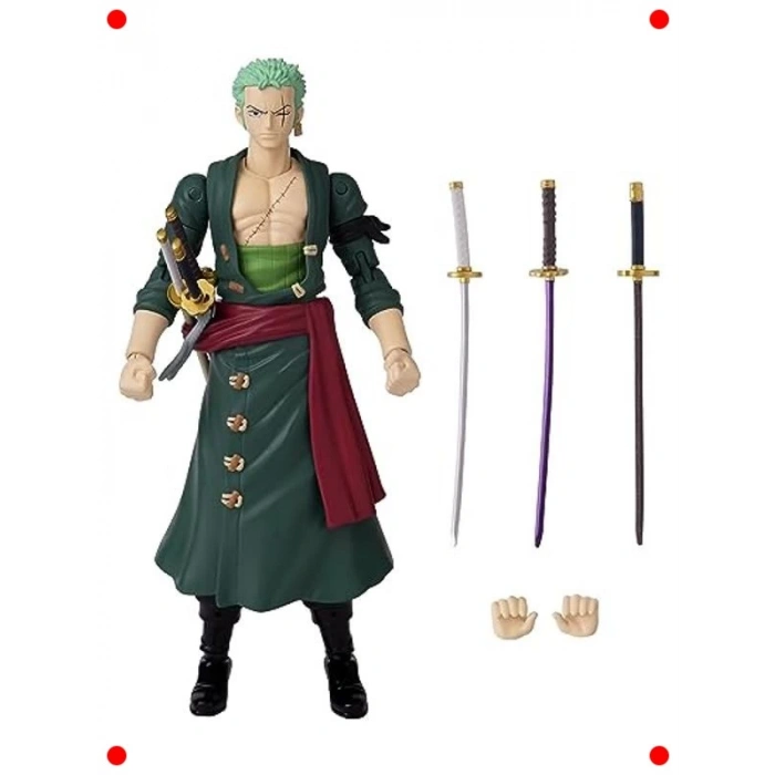 Roronoa Zoro Mafsallı Aksiyon Figürü (17 cm)