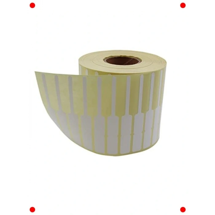 Rulo Takı Etiketleri - 95x12 mm - 4000 Adet PP Opak