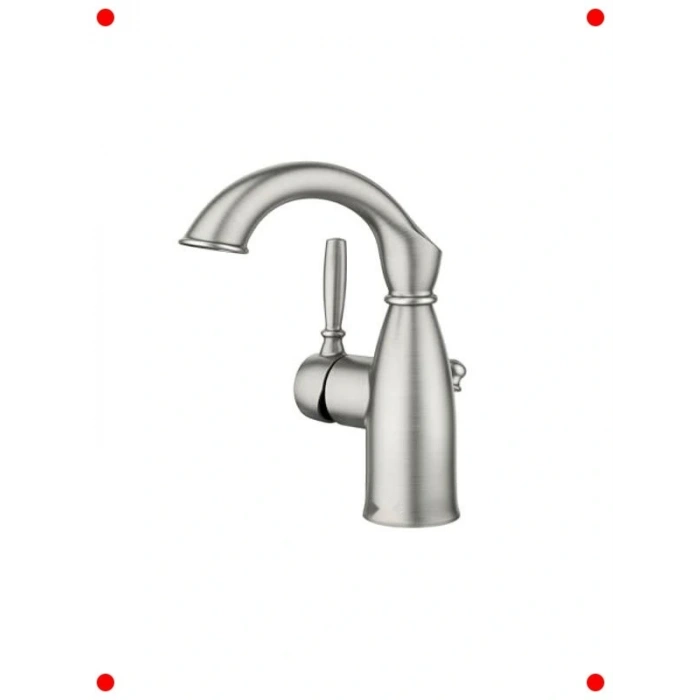 Rustik Fırçalanmış Nikel Lavabo Musluğu