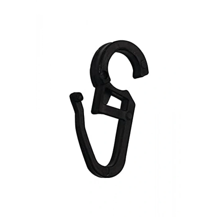 Rustik Perde Klipsi 50 Adet Siyah