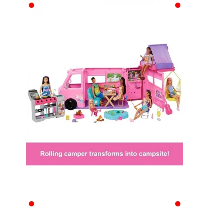 Rüya Karavanı Oyun Seti - 60+ Aksesuarla Tatil