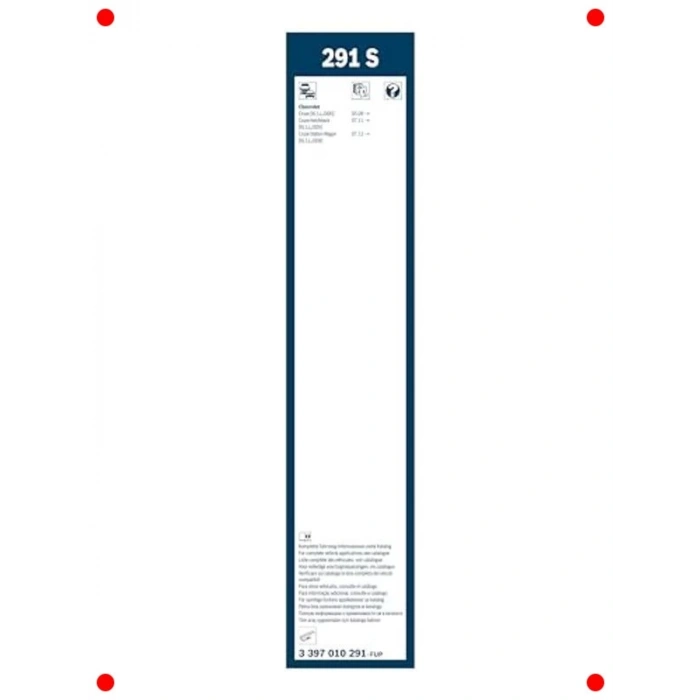 Rüzgarlıklı İkiz Silecek Seti 600/450 mm