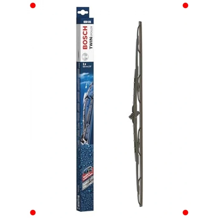 Rüzgarlıklı Tekli Araç Sileceği - 650 mm