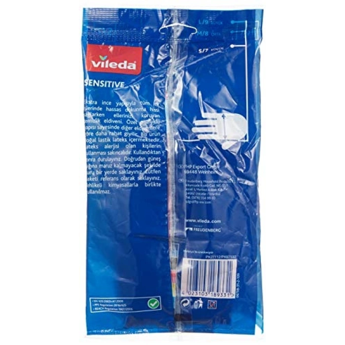 S %100 Doğal Lateks Eldiven, Candy Pink Renk Seçeneği