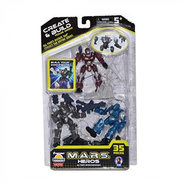 S00040930 Sun-k-Figür Set M.A.R.S.Heros 3Lü 35Prç.3A.