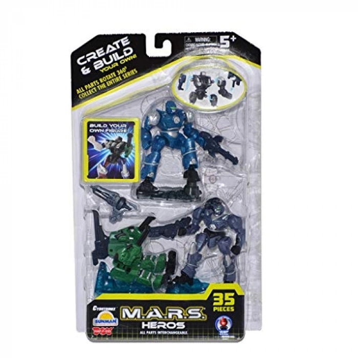 S00040930 Sun-k-Figür Set M.A.R.S.Heros 3Lü 35Prç.3A.