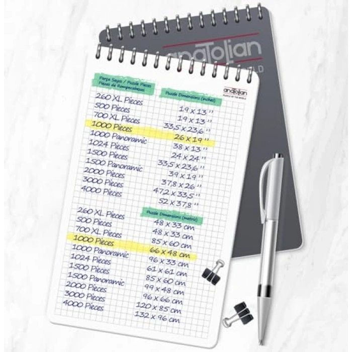 Sabahın İlk Işıkları Temalı 1000 Parça Puzzle