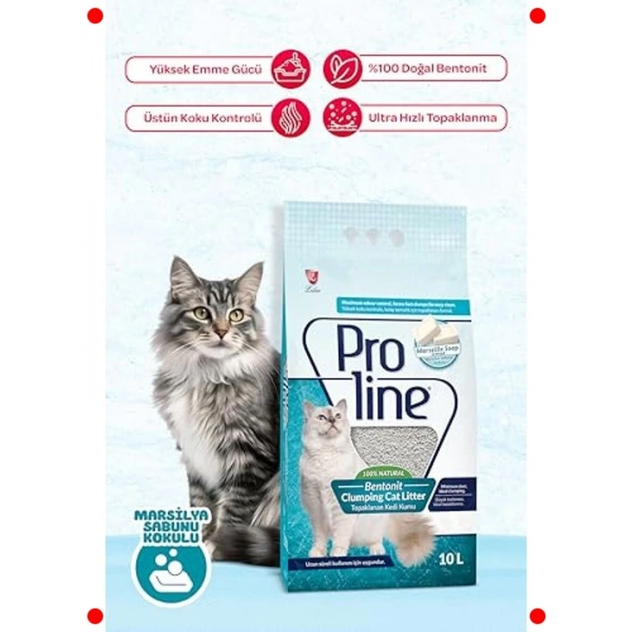 Sabun Kokulu Bentonit Kedi Kumu 10 L