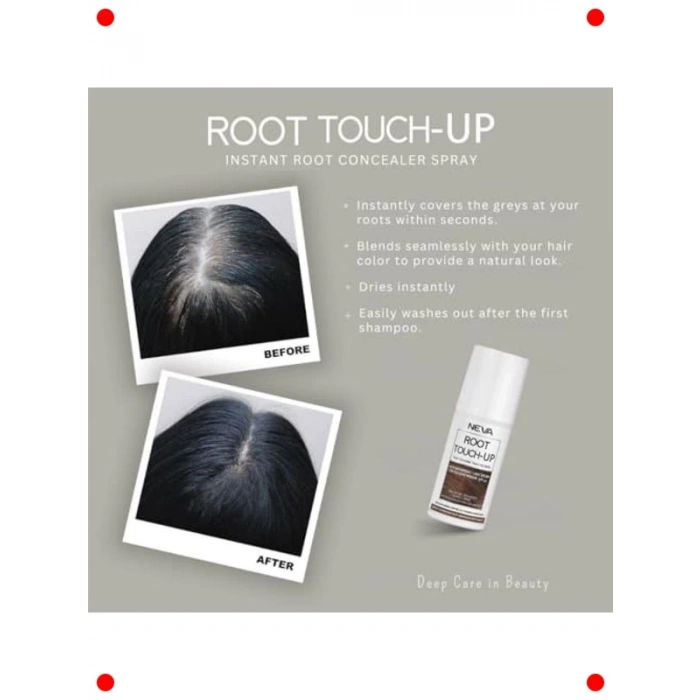 Saç Dipleri Kapatıcı Sprey - Koyu Kahverengi