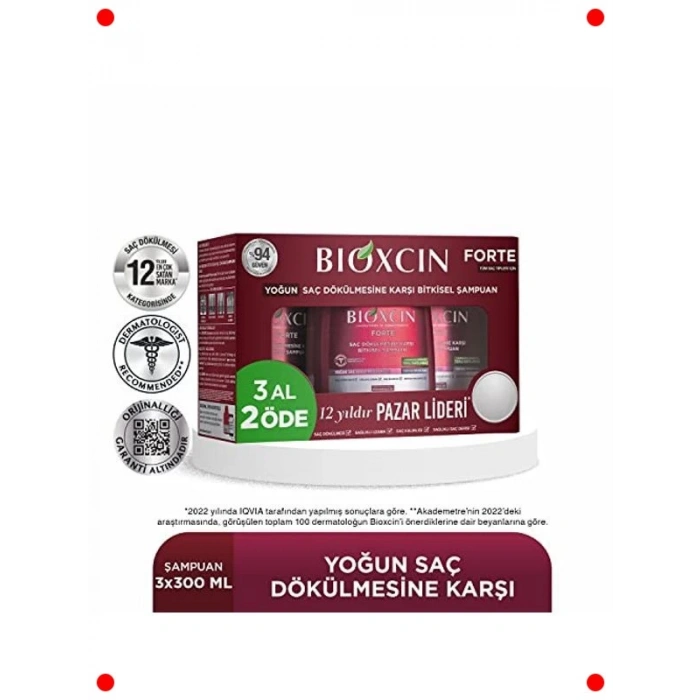 Saç Dökülmesine Karşı Şampuan - 300ml (3 Al 2 Öde)