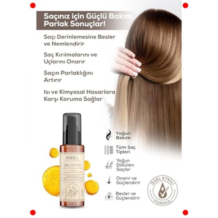 Saç Onarıcı Serum Vegan Argan & Hindistan Cevizi