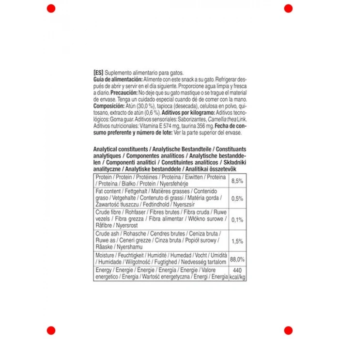 Saç Topu Kontrol Kedi Atıştırmalığı - Ton Balığı 4x14g