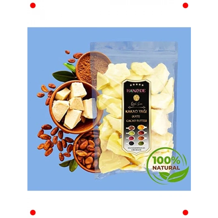 Saf Bitkisel Katı Kakao Yağı 100 Gr - Yenilebilir