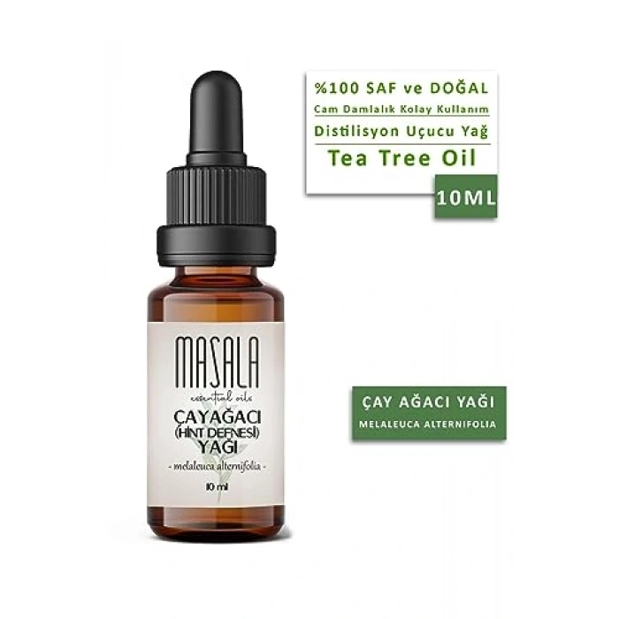 Saf Çay Ağacı Yağı, 10 ml Doğal İçerik