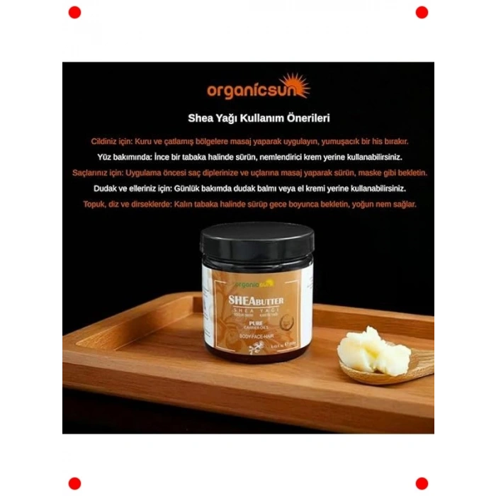 Saf Ham Soğuk Pres Shea Yağı 250ml | Yoğun Bakım