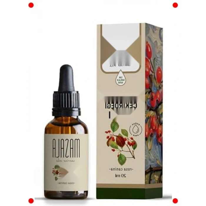 Saf Kuşburnu Çekirdeği Yağı 20 ml Soğuk Pres