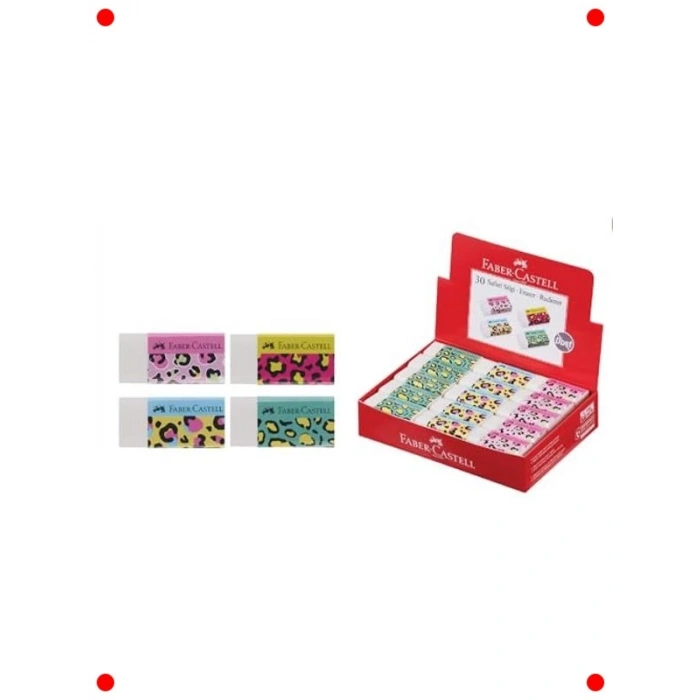 Safari Temalı Toz Bırakmaz Silgi Seti (Asorti)