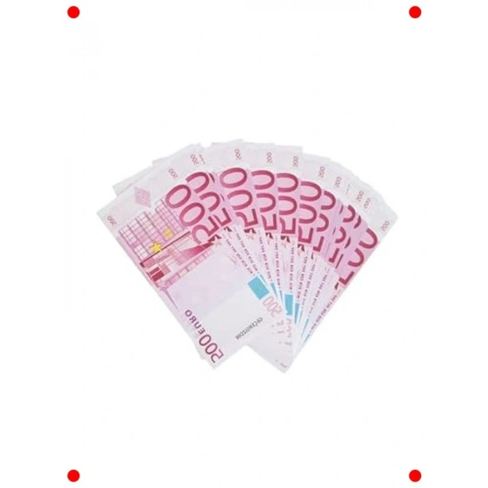 Şaka ve Oyun İçin Sahte Euro Banknotları (200 Adet)