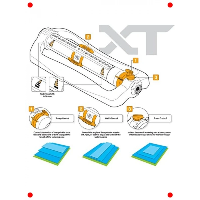 Salınımlı Bahçe Yağmurlama Sistemi