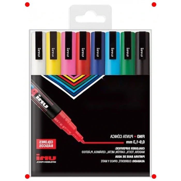 Sanat ve Tasarım Keçeli Kalem Seti, 8 Adet