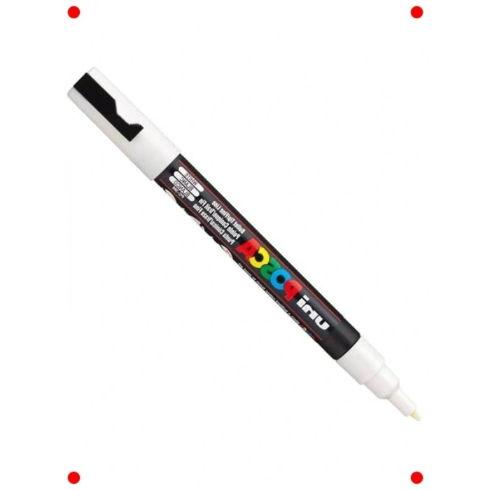 Sanatçı Keçe Uçlu Kalem Seti, Beyaz, 0.9-1.3mm