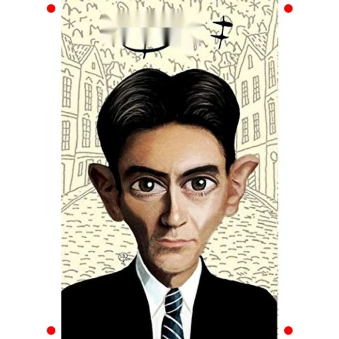 Sanatsal Karikatür Yumuşak Kapak Defter