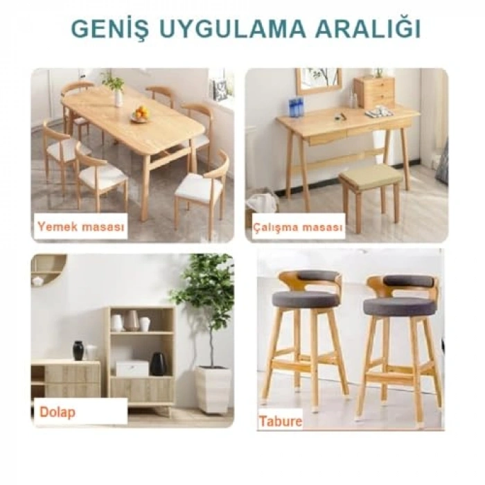sandalye pabucu,Masa,koltuk,tabure ayak kılıfı 8 adet (Small)