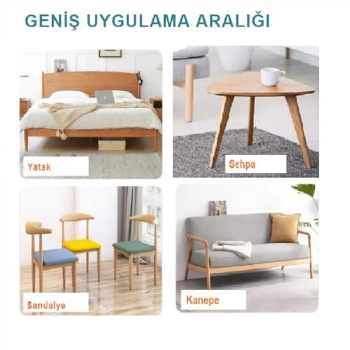 sandalye pabucu,Masa,koltuk,tabure ayak kılıfı 8 adet (Small)