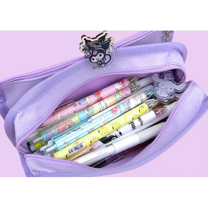 Sanrio Kuro Mor Yüksek Kapasiteli Çok Gözlü mlik m Kutusu