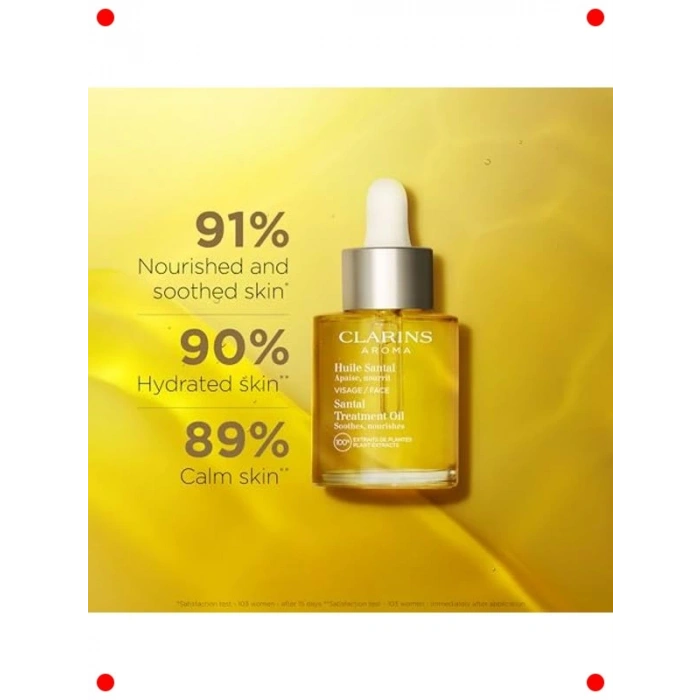 Santal Özlü Kuru Ciltler İçin Yüz Bakım Yağı 30 ml