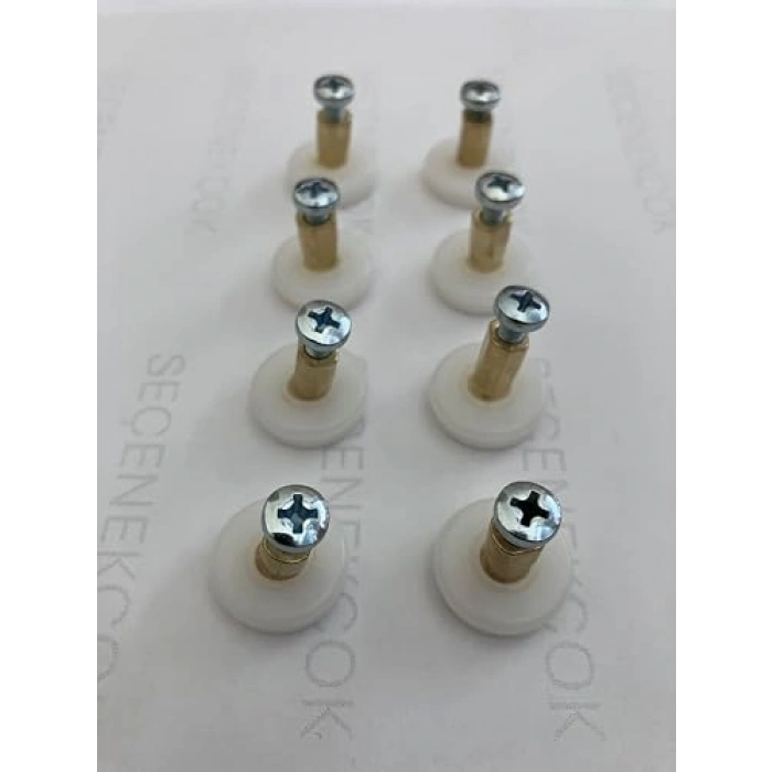 Sarhoş Duşakabin Tekerleği, Oynar Başlı 8li Set