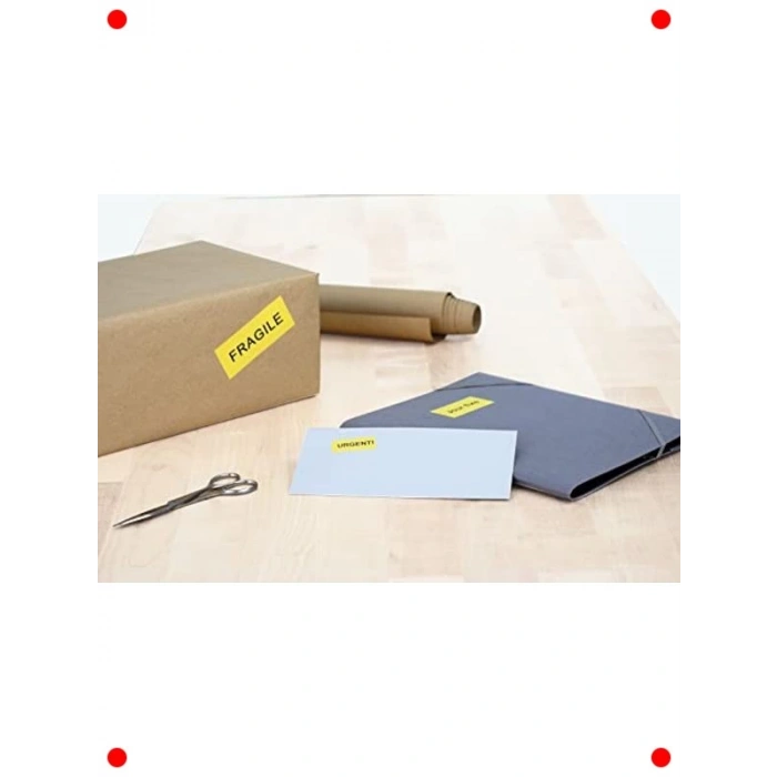 Sarı Çıkarılabilir Yazdırılabilir Etiket 480 Adet