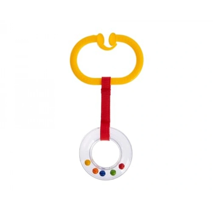 Sarı Oval Çıngıraklı Puset Halkası