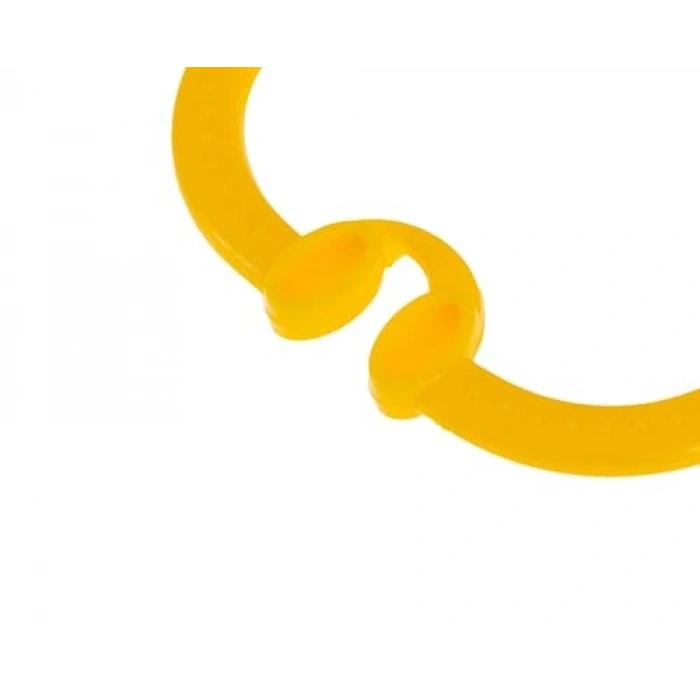 Sarı Oval Çıngıraklı Puset Halkası