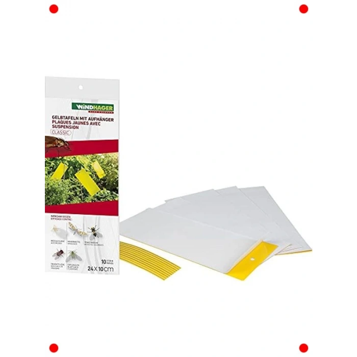 Sarı Yapışkan Bitki Böcek Tuzağı (10 Adet)
