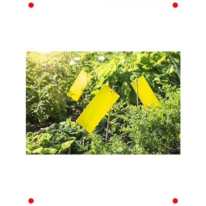 Sarı Yapışkan Bitki Böcek Tuzağı (10 Adet)