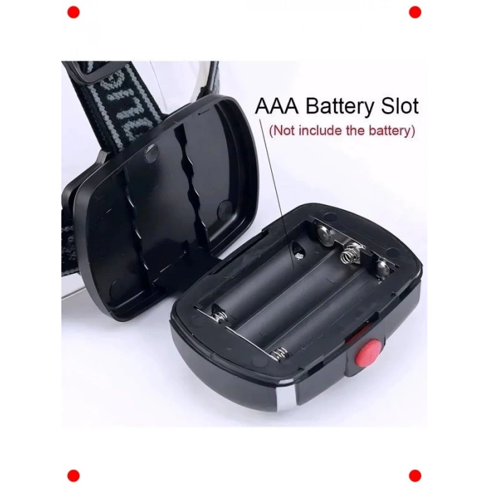 Şarj Edilebilir 500 Lümen LED Kafa Feneri