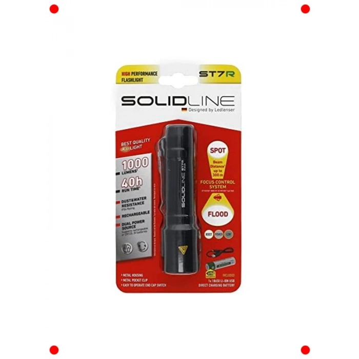 Şarj Edilebilir Güçlü El Feneri