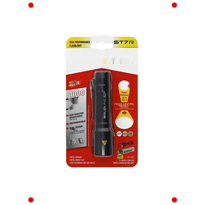 Şarj Edilebilir Güçlü El Feneri