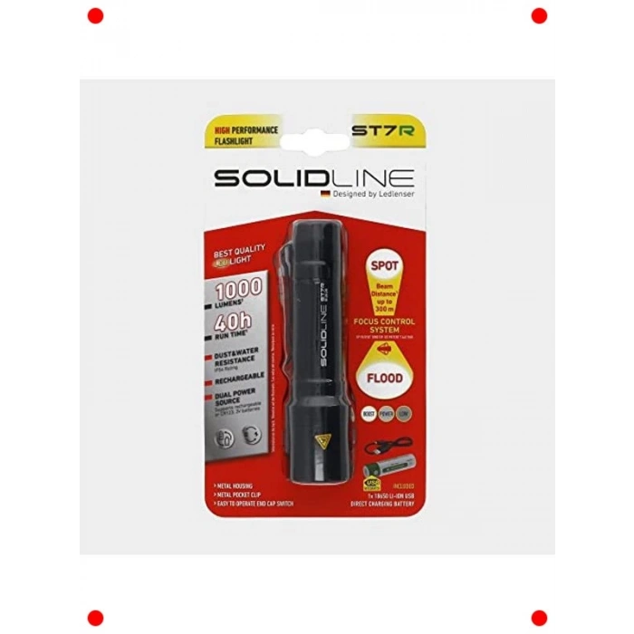 Şarj Edilebilir Güçlü El Feneri