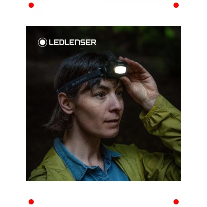 Şarj Edilebilir Kafa Feneri - Siyah