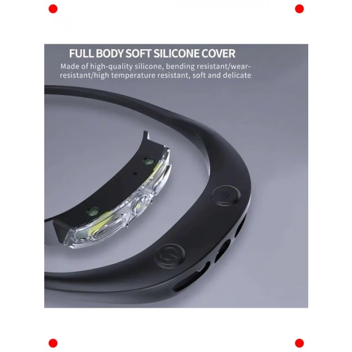 Şarj Edilebilir Su Geçirmez Hareket Sensörlü Kafa Lambası