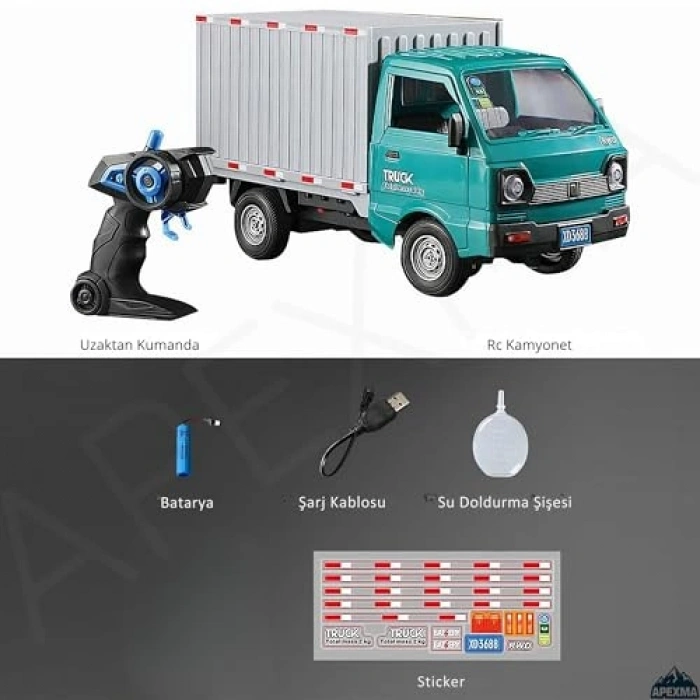 Şarjlı Buhar Atan Rc Kamyonet - Uzaktan Kumandalı Araç