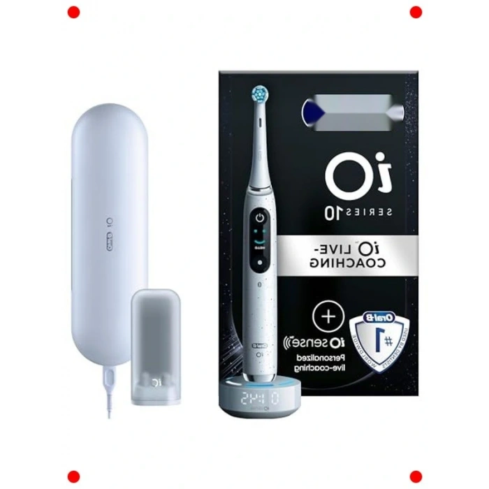Şarjlı Elektrikli Diş Fırçası - Beyaz Stardust