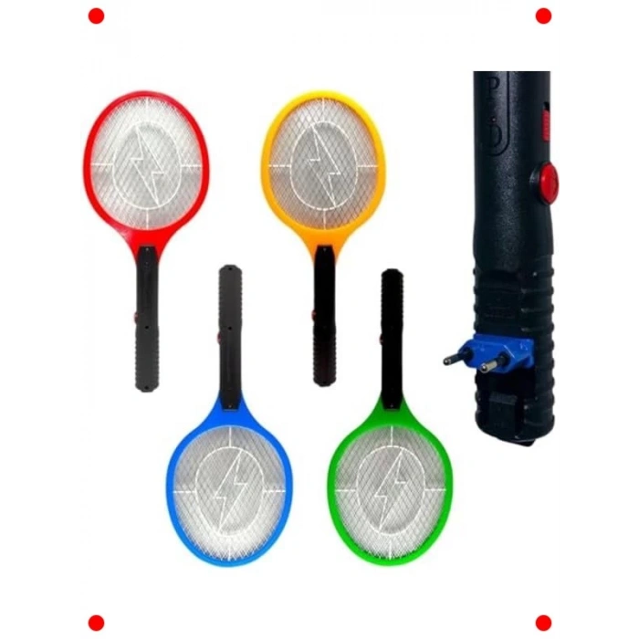 Şarjlı Elektrikli Sinek Raketi - Güvenli