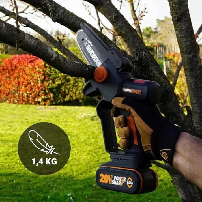 Şarjlı Kömürsüz Zincirli Testere, 20 Volt Güç Seçeneği