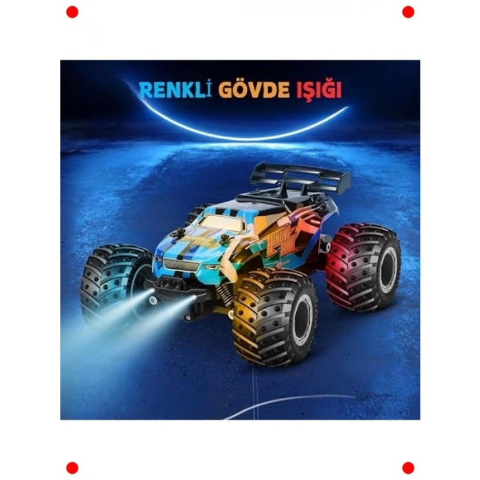 Şarjlı Kumandalı Drift Off-Road Araba – Mavi